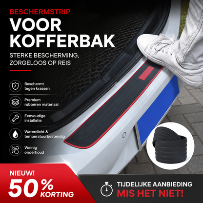 📢🔥50% KORTING! ⏰ Beschermstrip voor kofferbak – Bescherm uw auto tegen krassen en schaafwonden 🚗✨