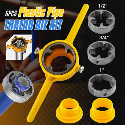 🔥Last Day Sale 50%🔥6PCS Plastic Pipe Thread Die Kit